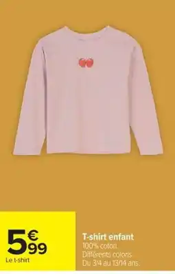 Carrefour Le t-shirt offre