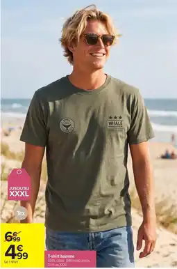 Carrefour WHALE FOUNDATION T-shirt homme offre