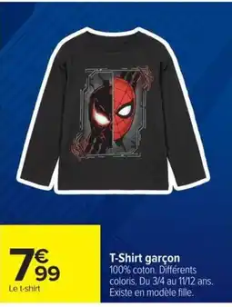 Carrefour T-Shirt garçon offre