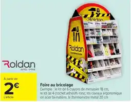 Carrefour Roldan Foire au bricolage offre