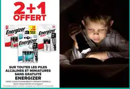 Carrefour Energizer Sur toutes les piles alcalines et miniatures sans gratuité offre