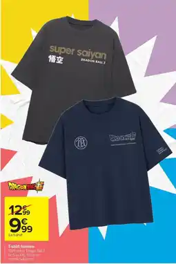 Carrefour Dragon Ball Z T-shirt homme offre
