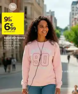 Carrefour Tex Sweat-shirt femme offre