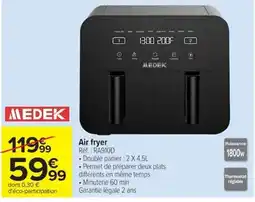 Carrefour MEDEK Air fryer offre