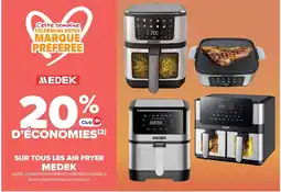 Carrefour Medek sur tous les air fryer offre