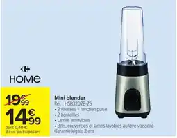 Carrefour HOME Mini blender offre
