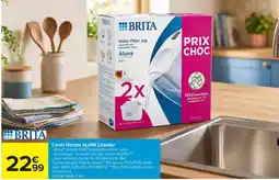 Carrefour BRITA Carafe filtrante ALUNA Calendar offre