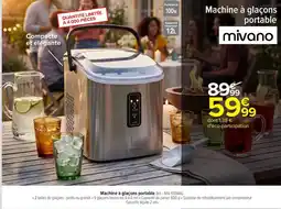 Carrefour mivano Machine à glaçons portable offre