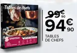 Carrefour smartbox Tables de chefs offre