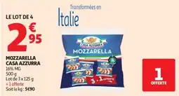 Auchan CASA AZZURRA MOZZARELLA offre