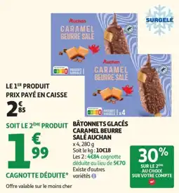 Auchan Auchan Caramel Beurre Salé offre