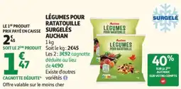 Auchan Auchan Légumes pour ratatouille offre