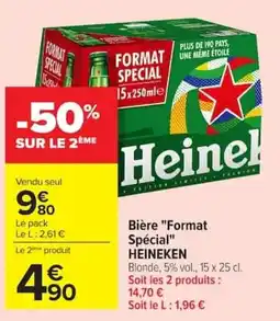 Carrefour Market Heineken Bière Format Spécial offre
