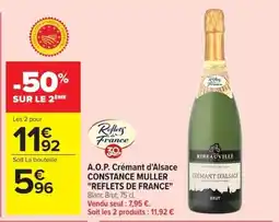 Carrefour Market RIBEAUVILLE CRÉMANT D'ALSACE offre