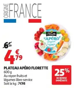 Auchan Florette L'Apéro Original offre