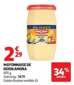 Auchan AMORA Mayonnaise de Dijon offre