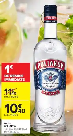 Carrefour Market POLIakov Vodka offre