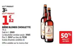 Auchan Choulette Bière blonde offre