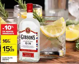 Carrefour Market GIBSON'S London Dry Gin offre