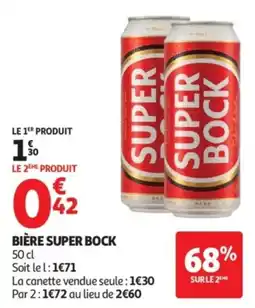 Auchan SUPER BOCK offre