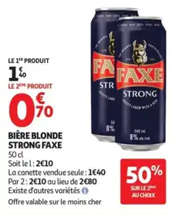 Auchan FAXE STRONG offre