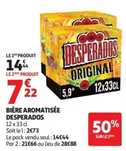 Auchan Desperados Bière aromatisée offre
