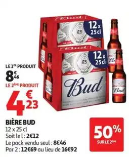Auchan Bud Bière offre