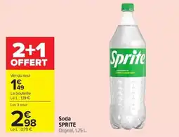 Carrefour Market Sprite Soda offre