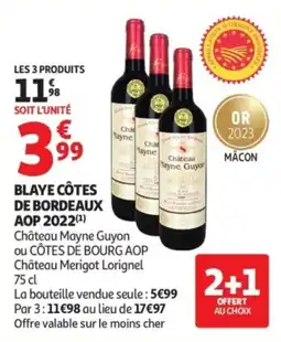 Auchan Château Mayne Guyon offre