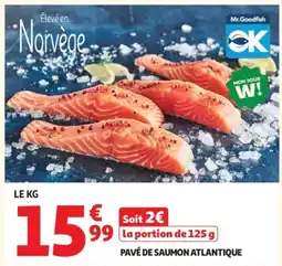 Auchan Mr.Goodfish Pavé de saumon atlantique offre