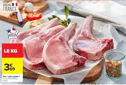 Carrefour Market Le Porc Français Porc : côte à griller offre