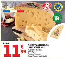 Auchan Label Rouge Emmental Grand Cru offre