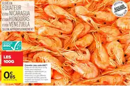 Carrefour Market Crevette rose cuite asc offre
