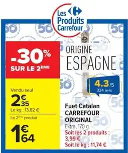 Carrefour Market Fuet Catalan Carrefour offre