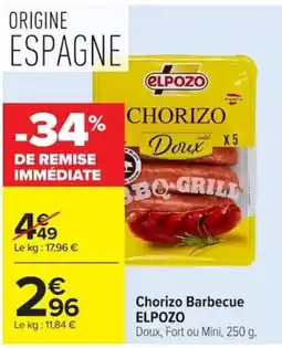 Carrefour Market ELPOZO Chorizo offre
