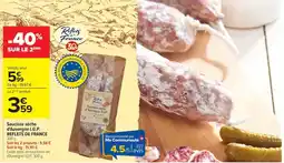 Carrefour Market REFLETS DE FRANCE Saucisse sèche d'Auvergne I.G.P. offre