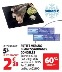 Auchan Petits Merlus Blancs offre