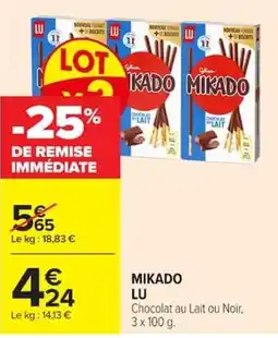 Carrefour Market LU MIKADO offre