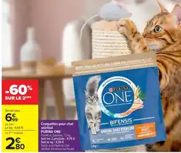 Carrefour Market PURINA ONE Croquettes pour chat stérilisé offre