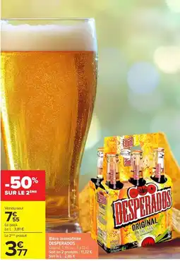 Carrefour Market DESPerados Bière aromatisée offre