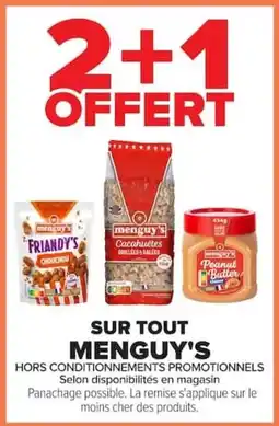 Carrefour Market menguy's Cacahuètes offre