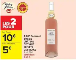Carrefour Market Reflets de France A.O.P. Cabernet d'Anjou CHÂTEAU DE TIGNE offre