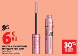 Auchan MAYBELINE NEW YORK MASCARA SENSATIONNEL offre