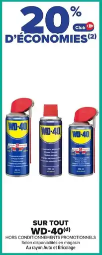 Carrefour Market Wd-40 offre