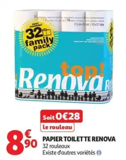 Auchan Renova Papier toilette offre