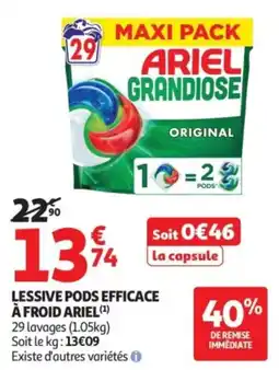 Auchan ARIEL GRANDIOSE offre