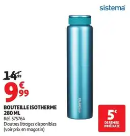 Auchan sistema BOUTEILLE ISOTHERME offre