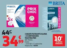 Auchan BRITA CARAFE FILTRANTE ALUNA offre