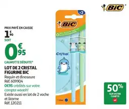 Auchan BIC Cristal Figurine offre