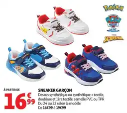 Auchan SNEAKER GARÇON offre